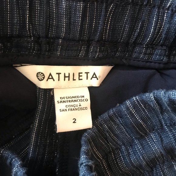 ATHLETA Cabo Linen Textured 4” Shorts - Picture 8 of 10